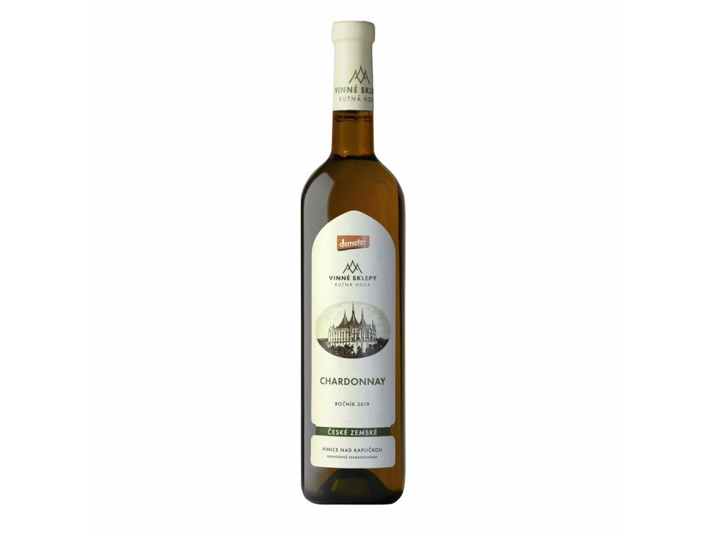 BIO Chardonnay 2019 0,75 l Vinné sklepy Kutná Hora 